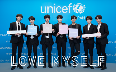 LOVE MYSELF partnered with Japan Committee for UNICEF, expanding the campaign globally